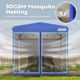 VIVOHOME  Pop-Up Canopy, Outdoor Screen Tent with Mosquito Netting